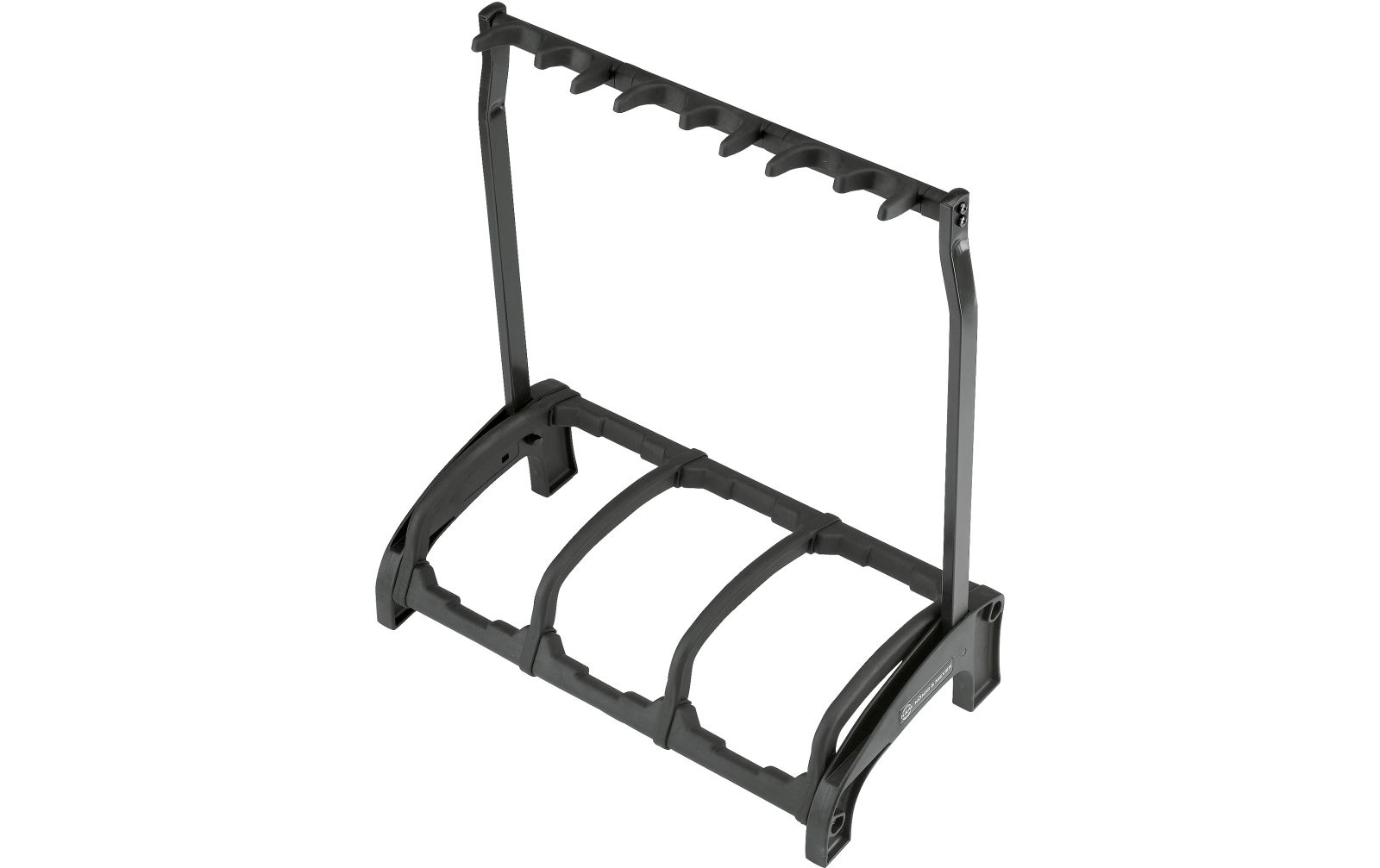 K&M 17513 3-fach Gitarrenständer Guardian 3, schwarz
