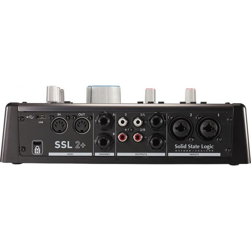 SSL 2+ USB-C Audio-Interface inkl. Staubschutzabdeckung