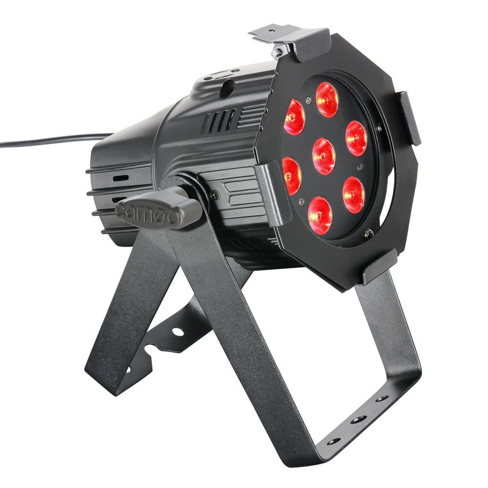 Cameo Studio Mini PAR - 7 x 8 W QUAD Colour LED RGBW, schwarz