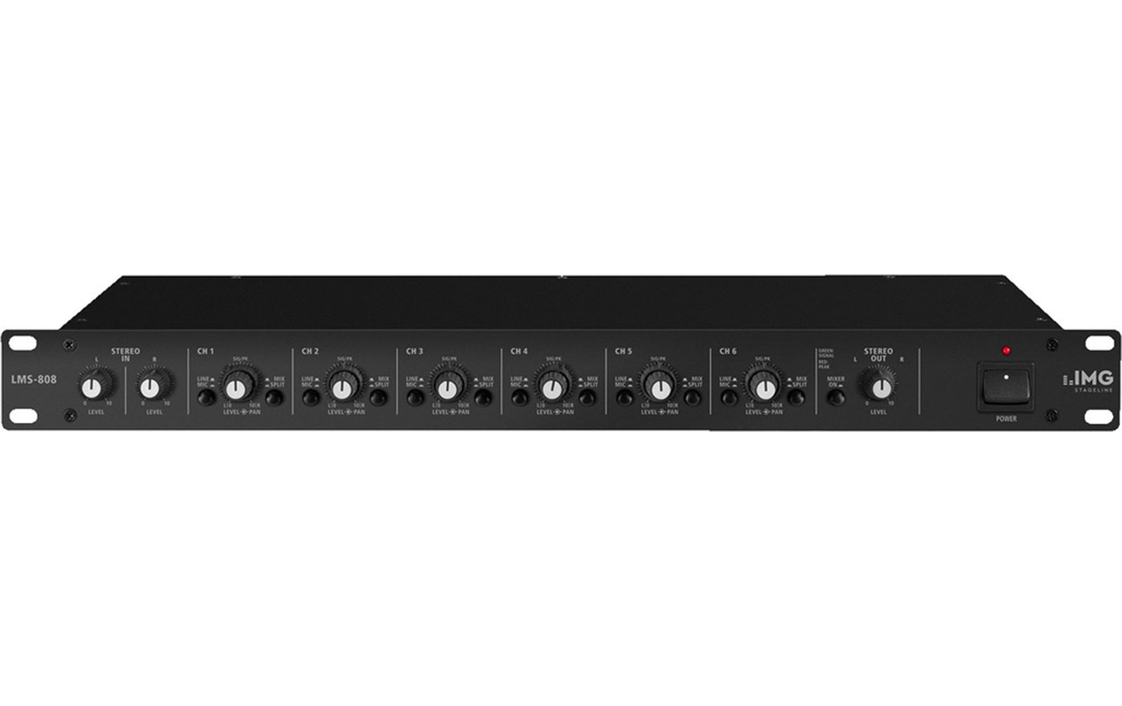 IMG Stageline LMS-808 Line/Mic Splitter