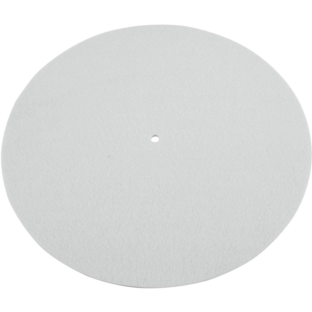 Omnitronic Slipmat, antistatisch, neutral weiß
