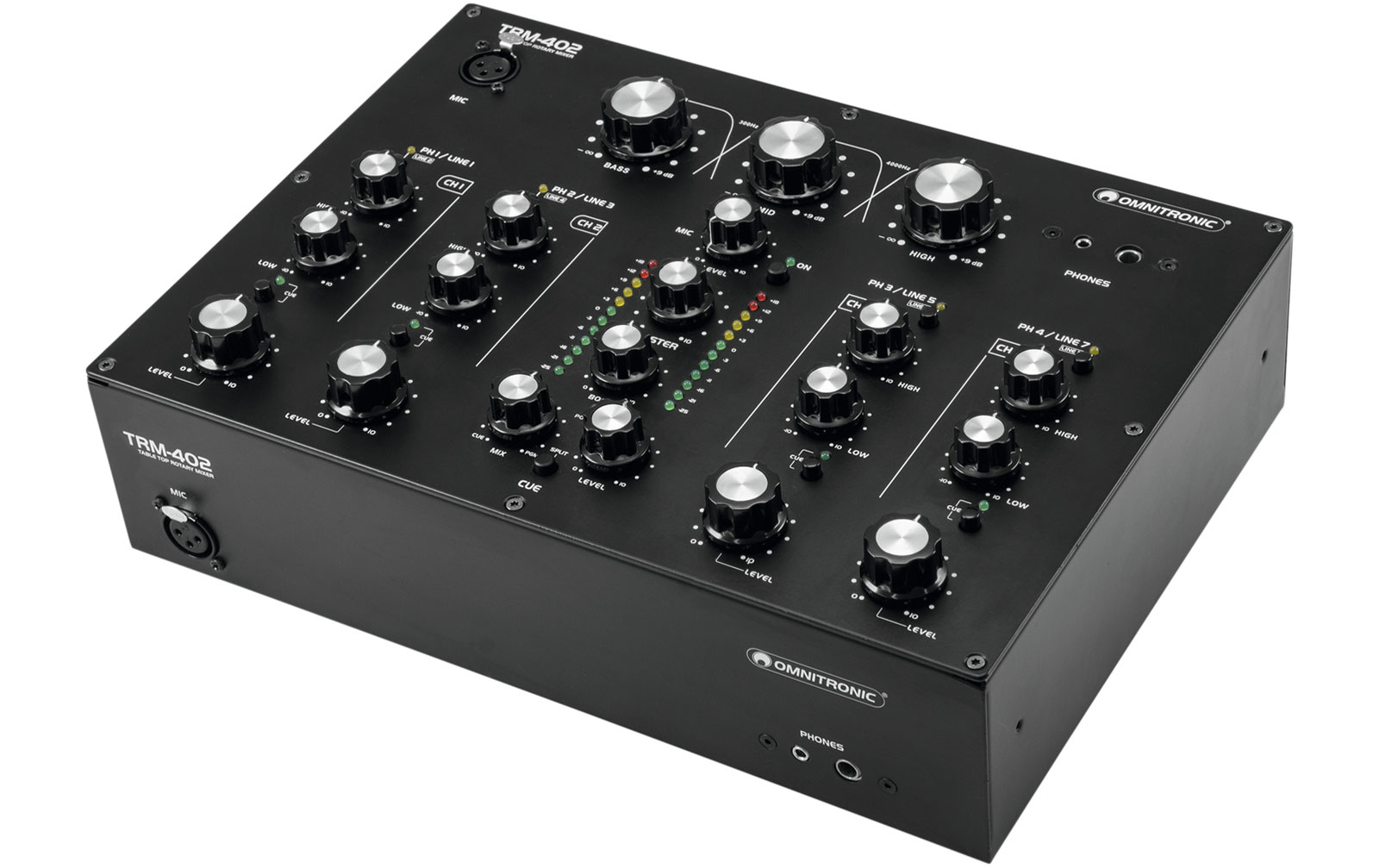 Omnitronic TRM-402 4-Kanal Rotary-Mixer