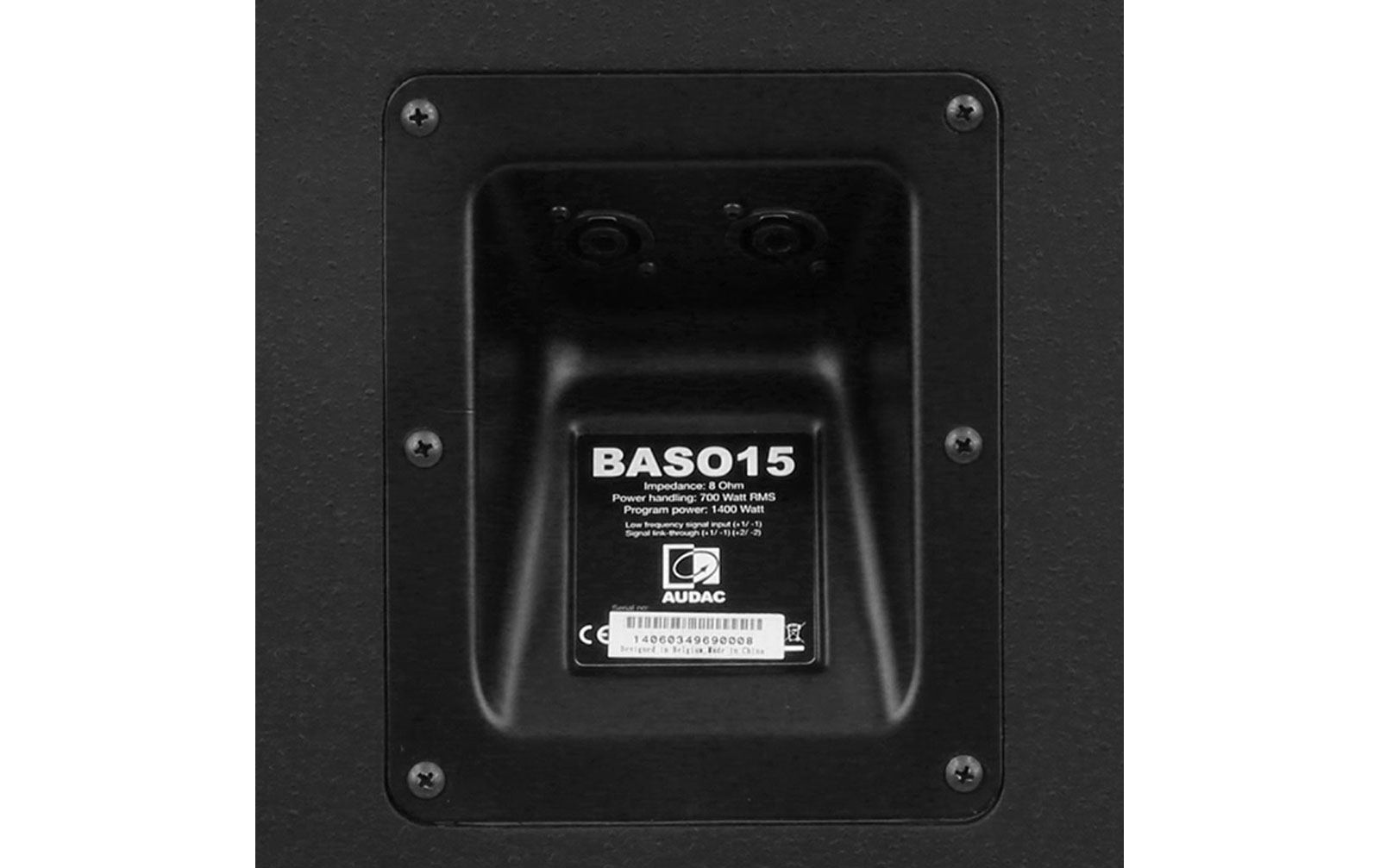 Audac BASO 15 B 15" Subwoofer passiv schwarz
