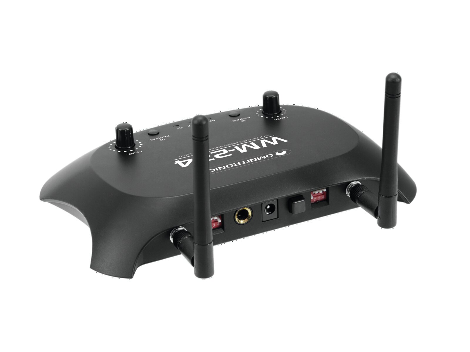 Omnitronic WM-224 2-Kanal-Funkmikrofonsystem 2.4GHz