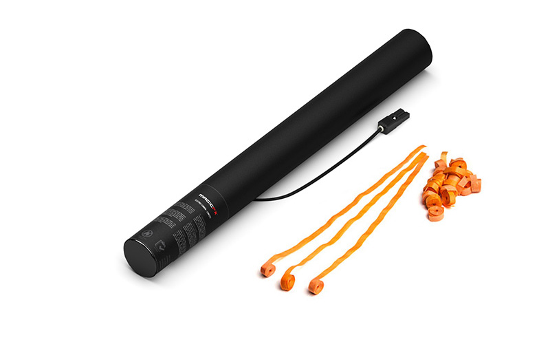 Magic FX Elektrische Luftschlangen Kanone 50cm Orange