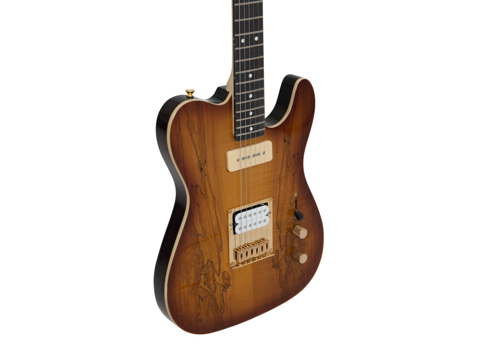 Dimavery TL-501 Prestige E-Gitarre, Spalted Maple
