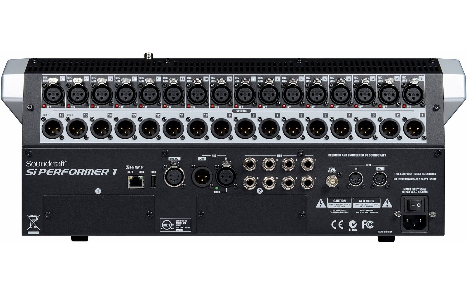 Soundcraft Si Performer 1 - Digitales Mischpult mit integrierter DMX/Lichtsteuerung