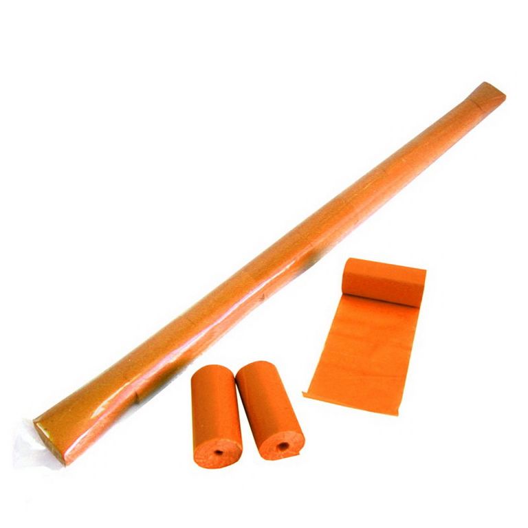 Magic FX Luftschlangen 10m x 5cm Orange Beutel