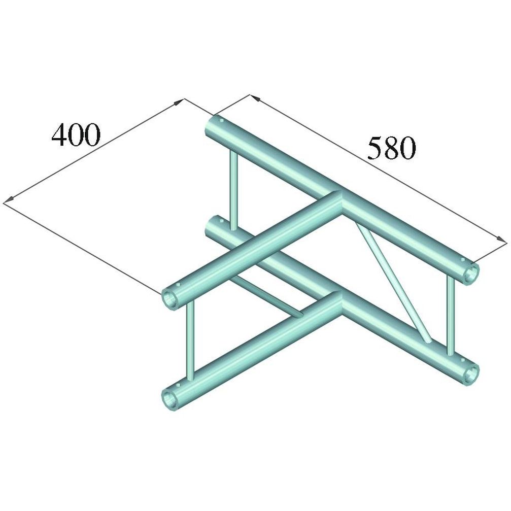 Alutruss Decolock DQ2-PAT36V 3-Weg T-Stück 90°