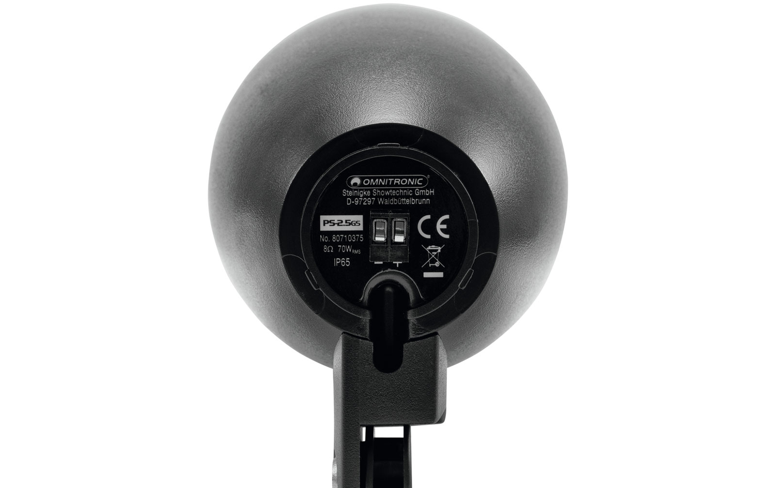 Omnitronic PS-2.5GS Projektorlautsprecher, schwarz, 2x
