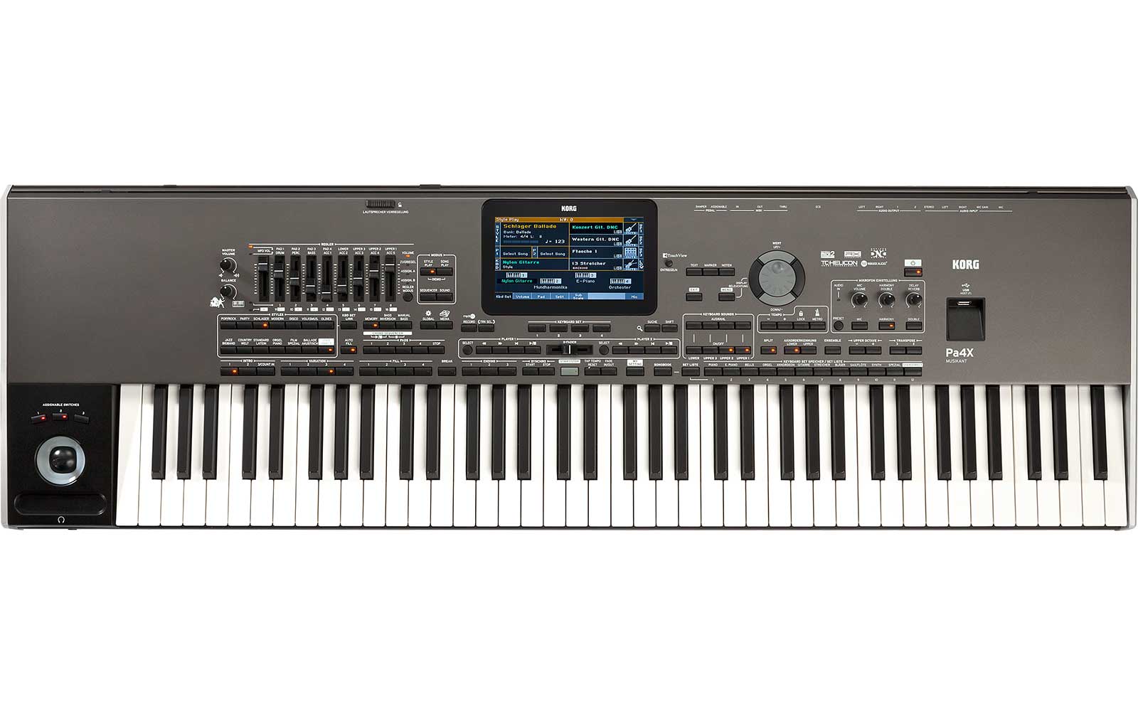 Korg Pa4X 76 Musikant & Lautsprechersystem