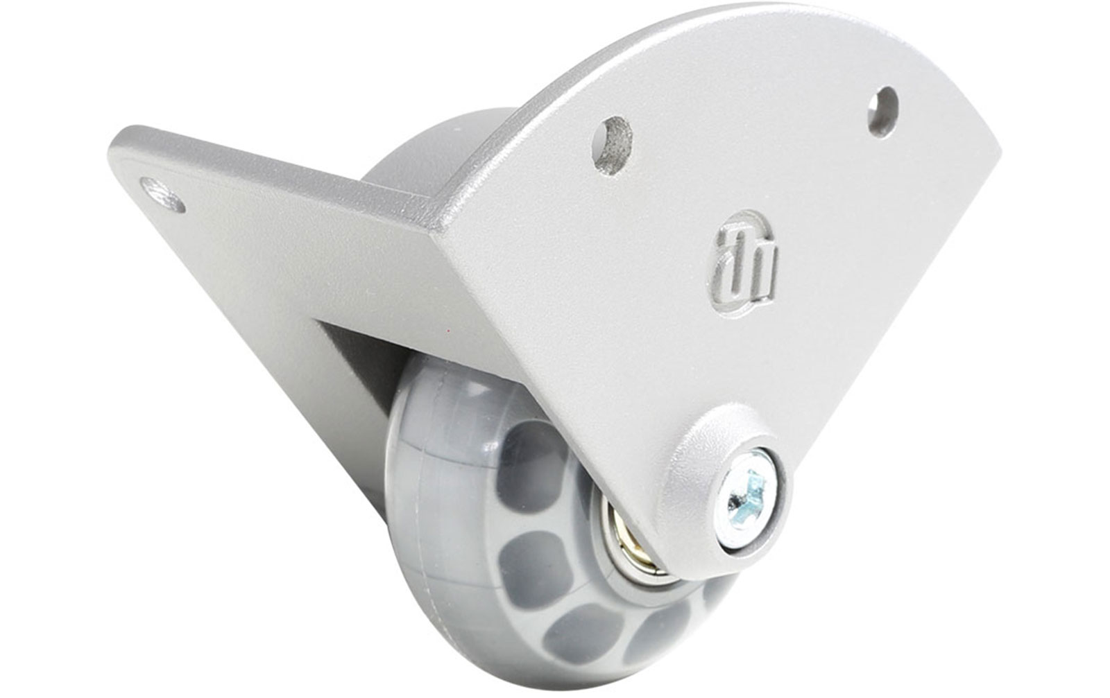 Adam Hall 37600 S Eckeinbaurolle mit 48mm-Rad in Alu-Druckgussgehäuse