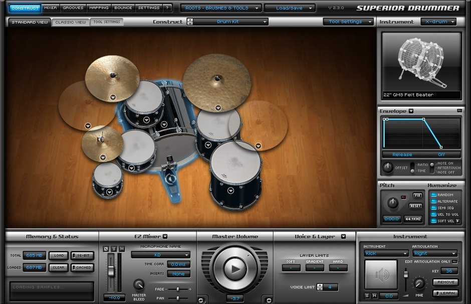 ToonTrack Roots"Brushes, Rods & Mallets" SDX (Licence Key)