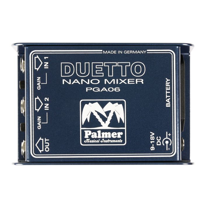 Palmer DUETTO Gitarren und Line Summierer