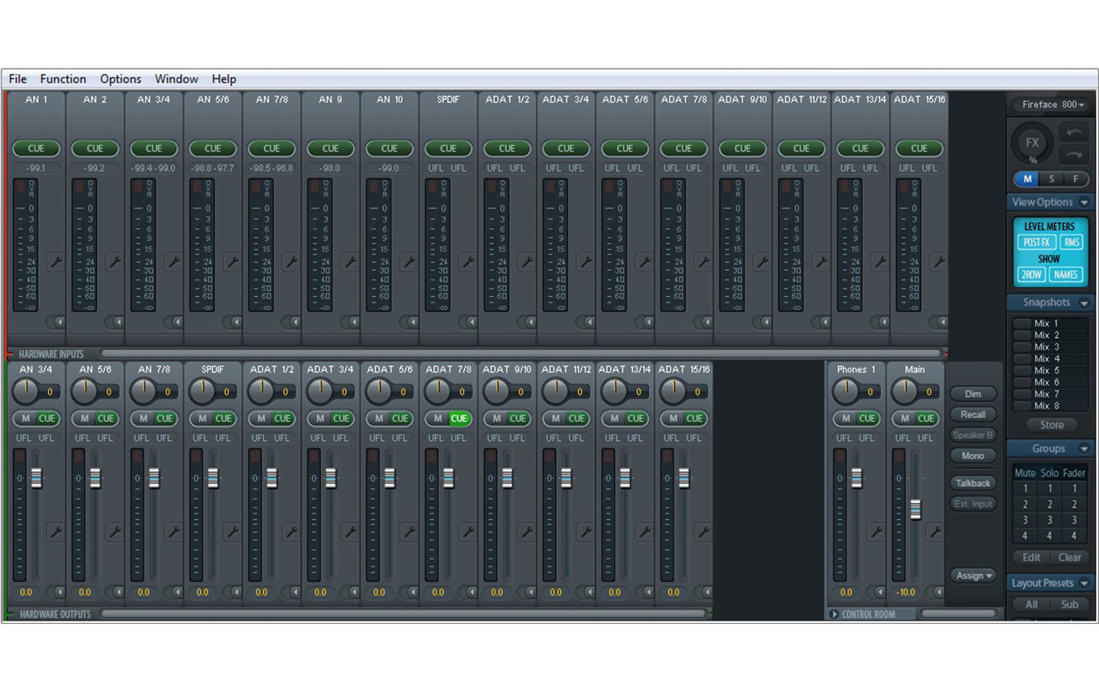 RME Fireface UFX+