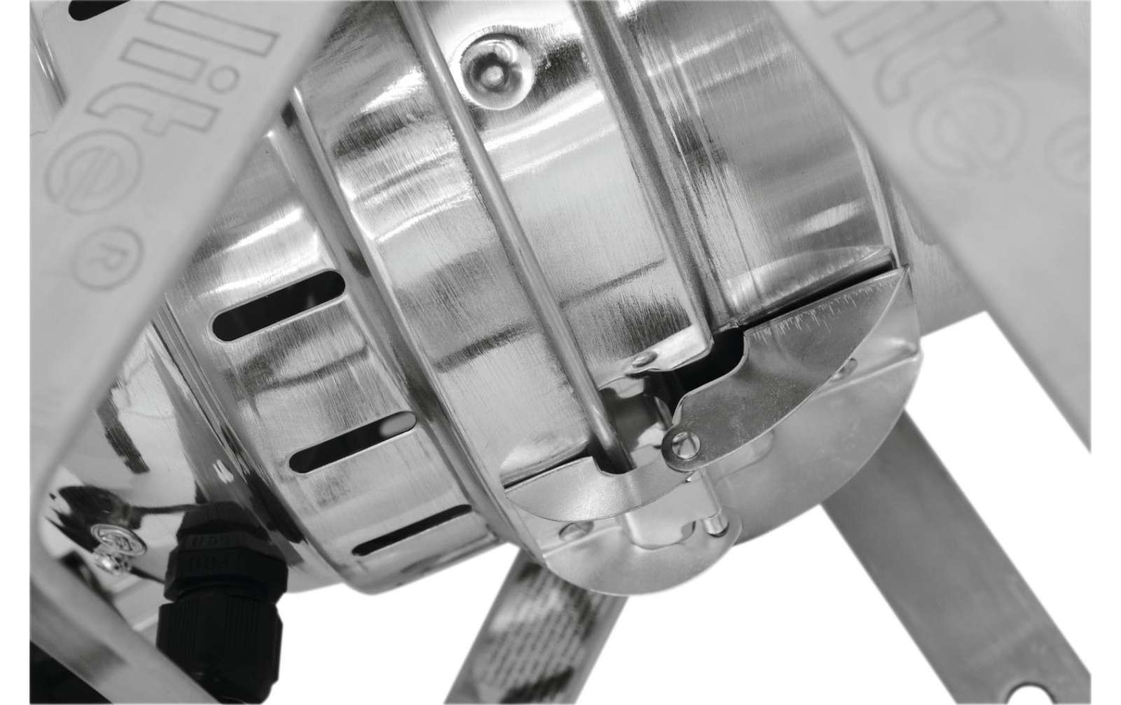Eurolite PAR-64 Floor mit Stecker silber