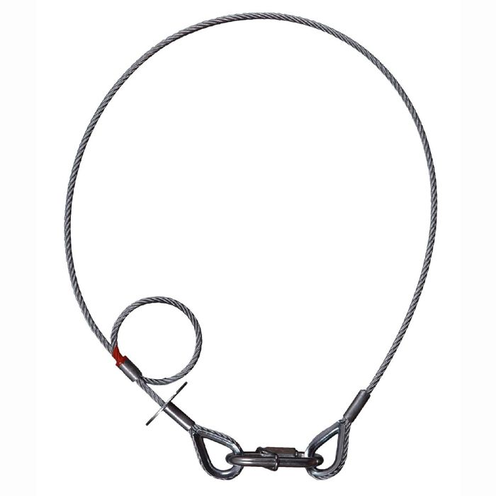 Adam Hall Saveking Sicherungsseil 4 mm - 0,6 m lang