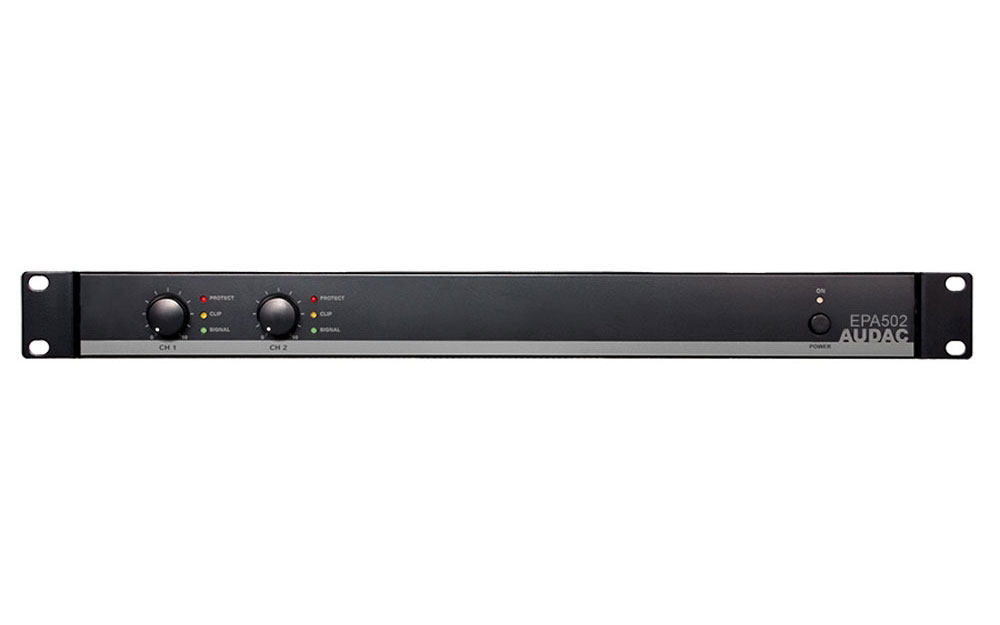 Audac EPA 502 2-Kanal-Endstufe, Class-D, 2 x 500 W