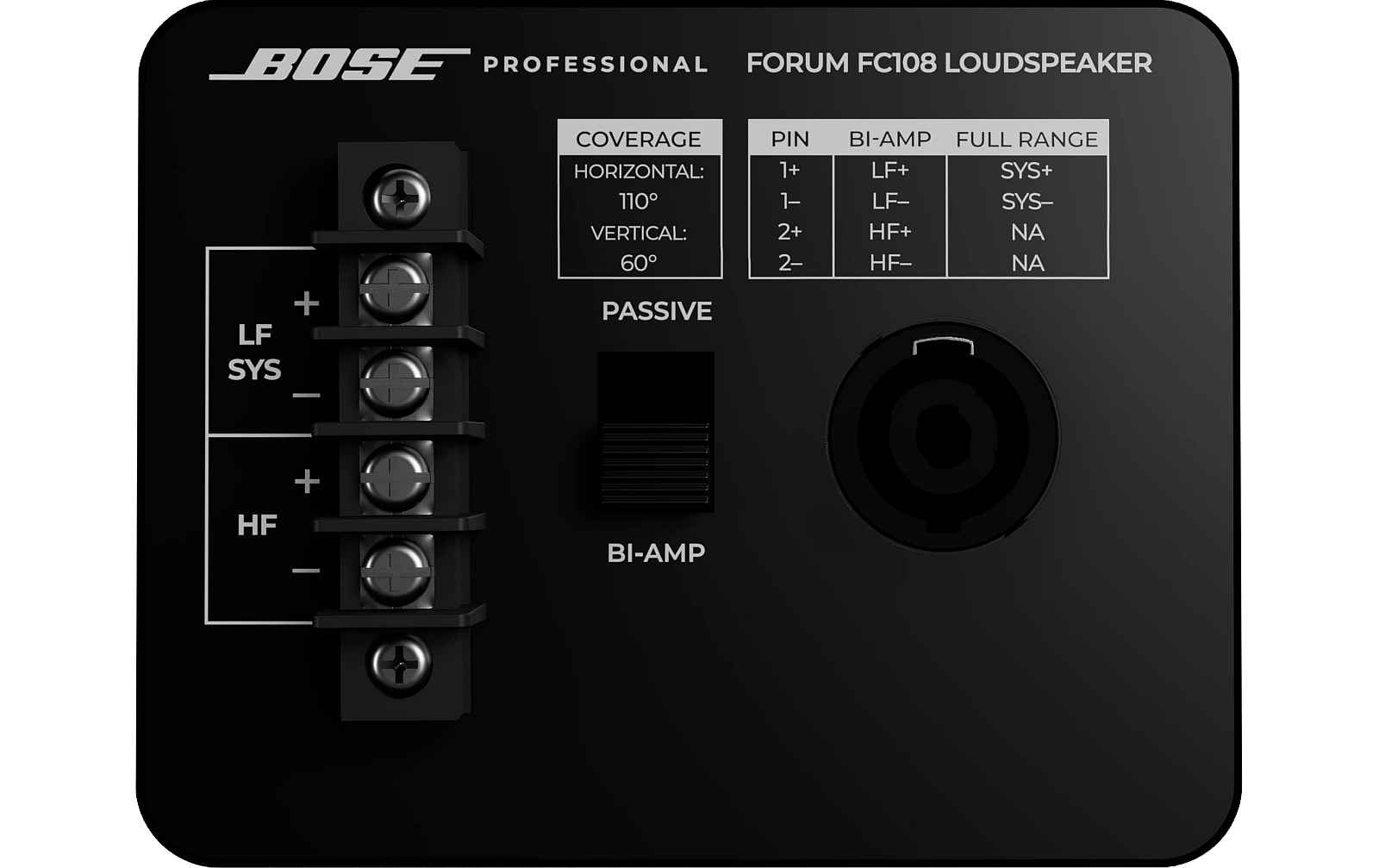 Bose Pro Forum FC 108 Multi-Purpose Lautsprecher