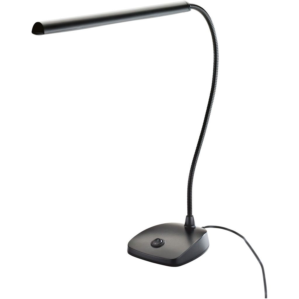 K&M 12296 LED Pianoleuchte, schwarz