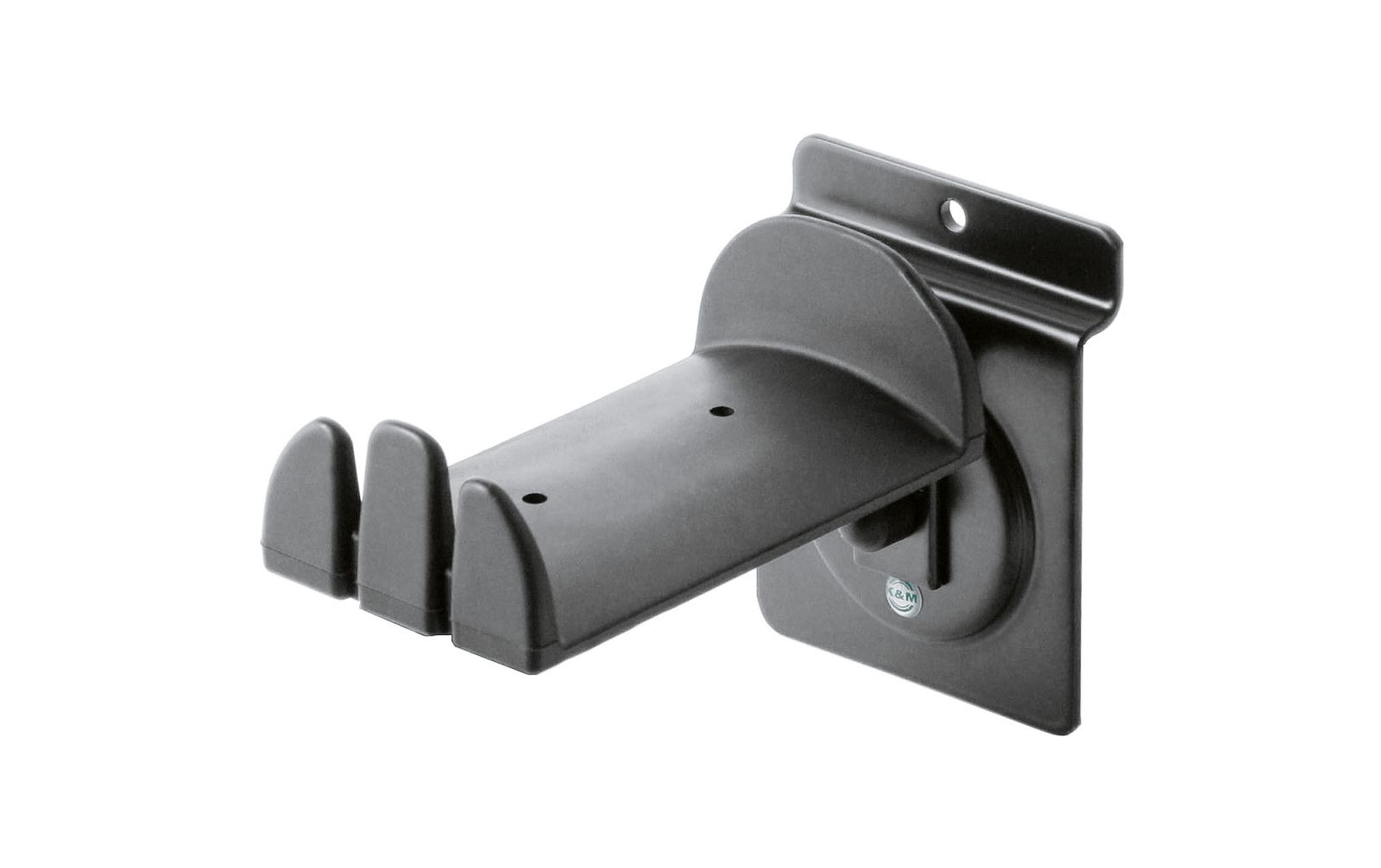 K&M 44195 Warenträger für Kopfhörer, schwarz
