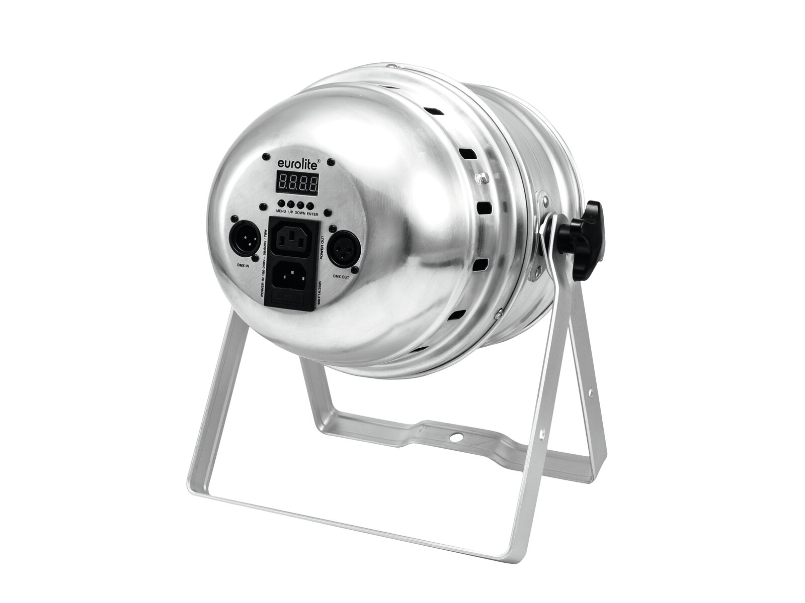 Eurolite LED PAR-64 QCL 12x8W Floor sil