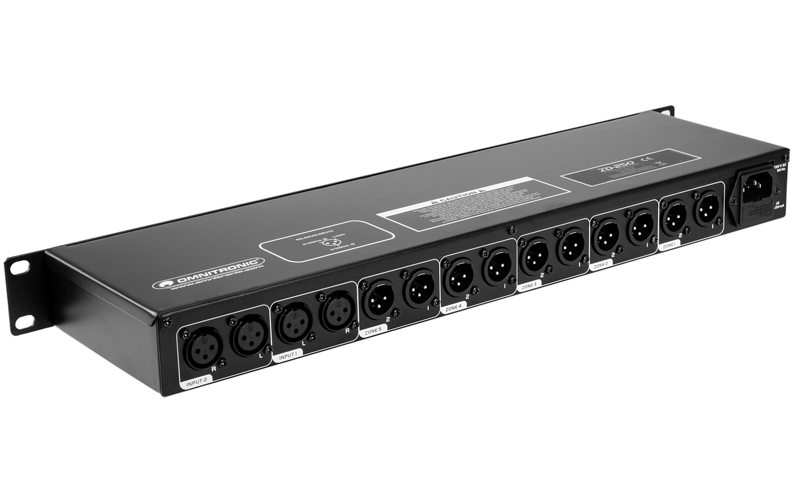 Omnitronic ZD-250B Zonen-Verteiler