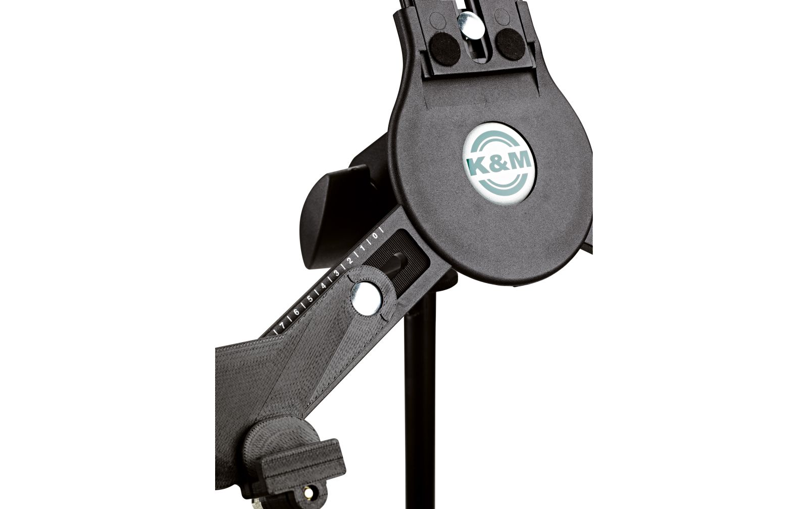 K&M 19790 Tablet-PC-Stativhalter - schwarz 3/8"