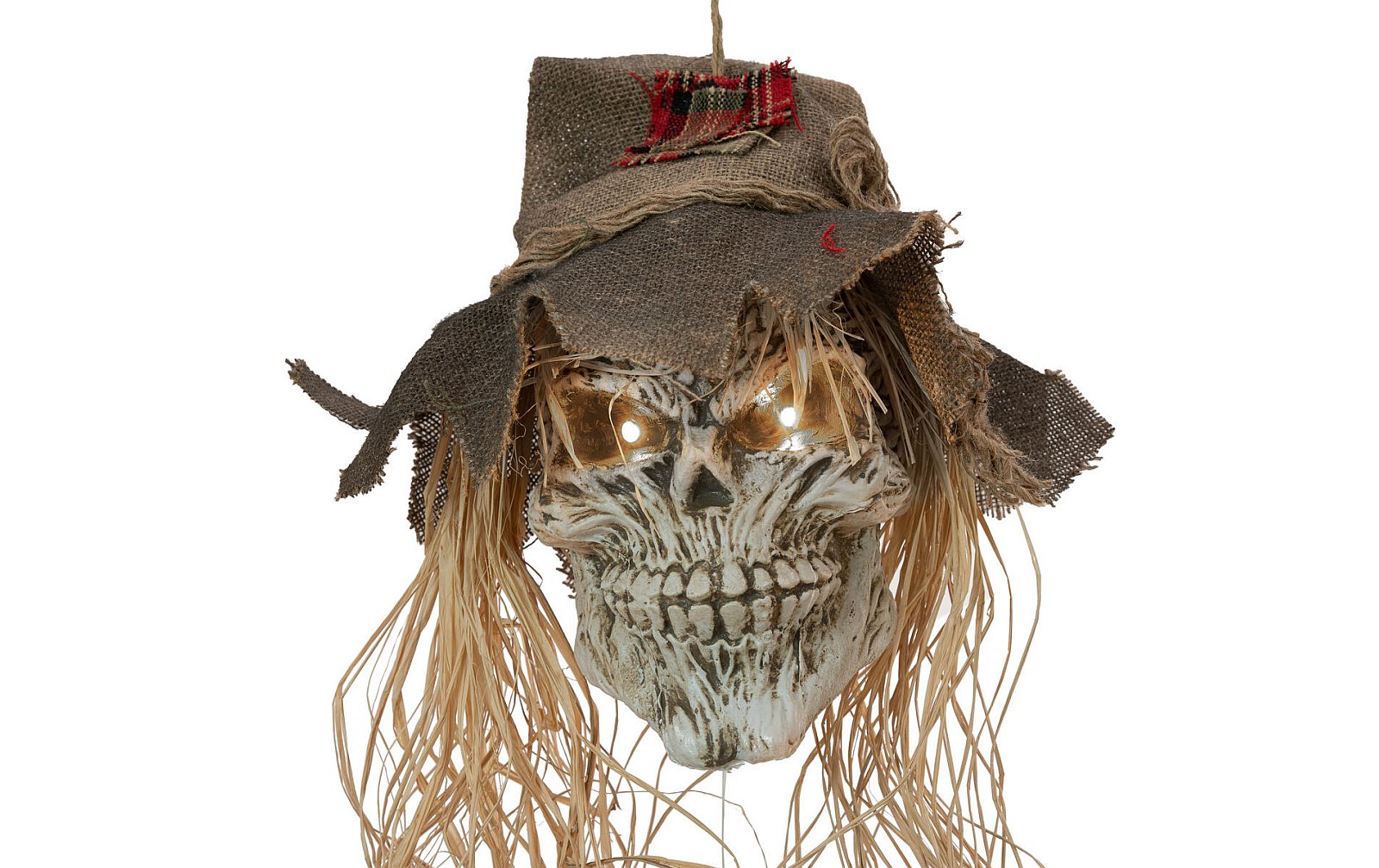 Europalms Halloween Vogelscheuchen-Schädel, 70cm
