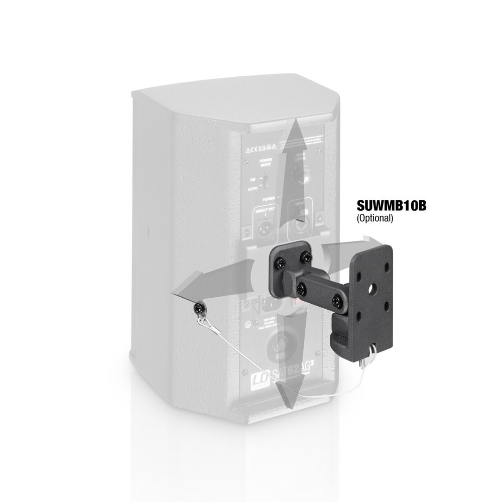 LD Systems SAT 62 A G2 schwarz