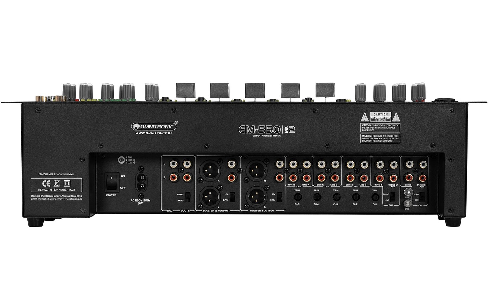 Omnitronic EM-550B MK2 Entertainment-Mixer