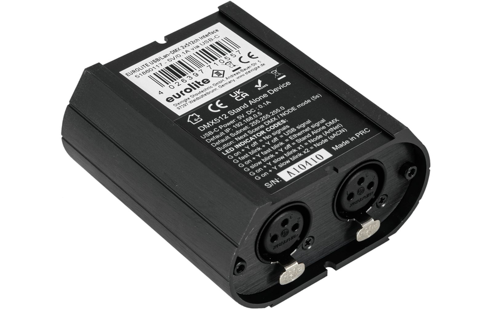 Eurolite USB/LAN-DMX 2x512ch Interface