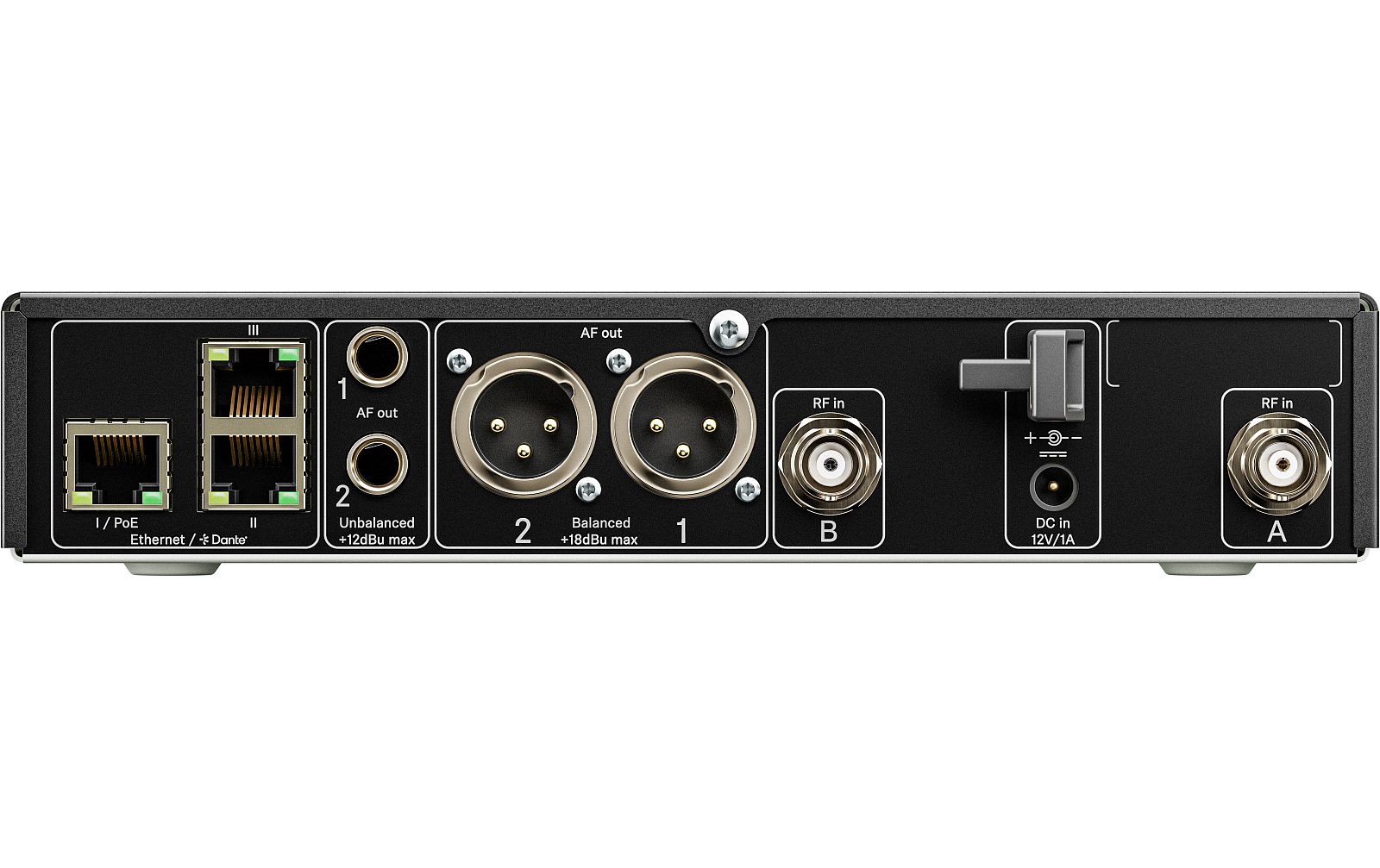 Sennheiser EW-DX EM 2 Dante, Frequenzbereich U1/5 823,2-831,8 MHz & 863,2-864,8 MHz