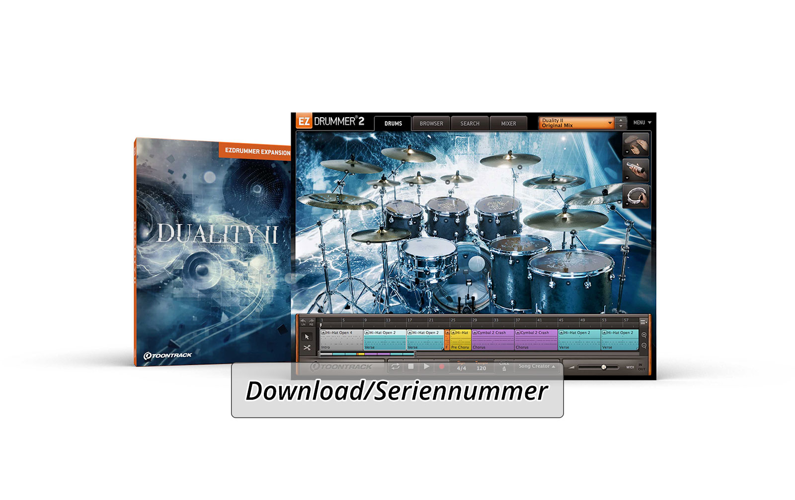 ToonTrack Duality II EZX (Licence Key)
