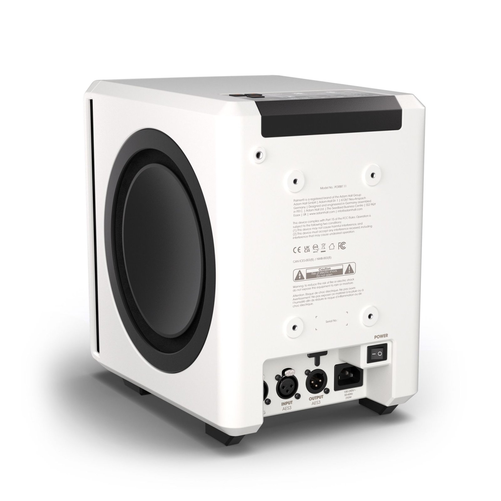 Palmer ORBIT 11 Studiomonitor Weiß
