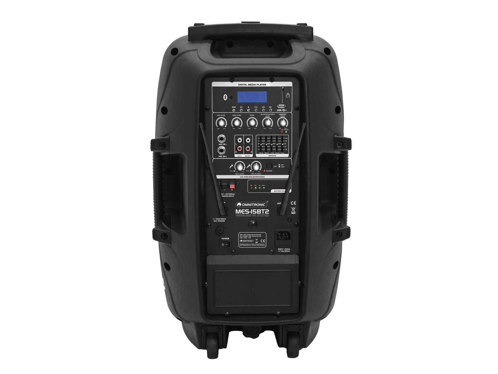 Omnitronic MES-15BT2 Drahtlos-PA-System