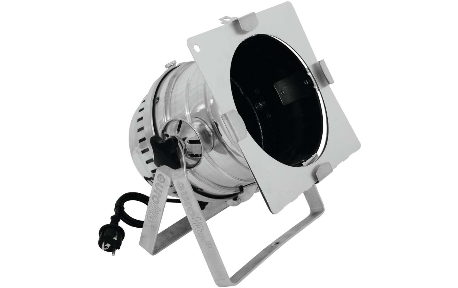 Eurolite PAR-64 Floor mit Stecker silber