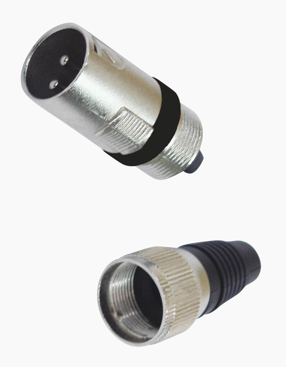 Omnitronic Mikrofonkabel 2x0,22 100m sw + Steckerset