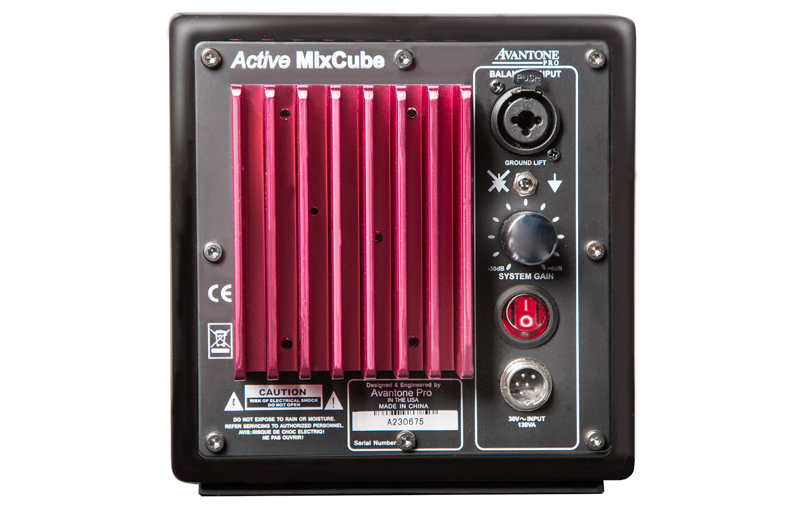 Avantone MixCube Active, schwarz