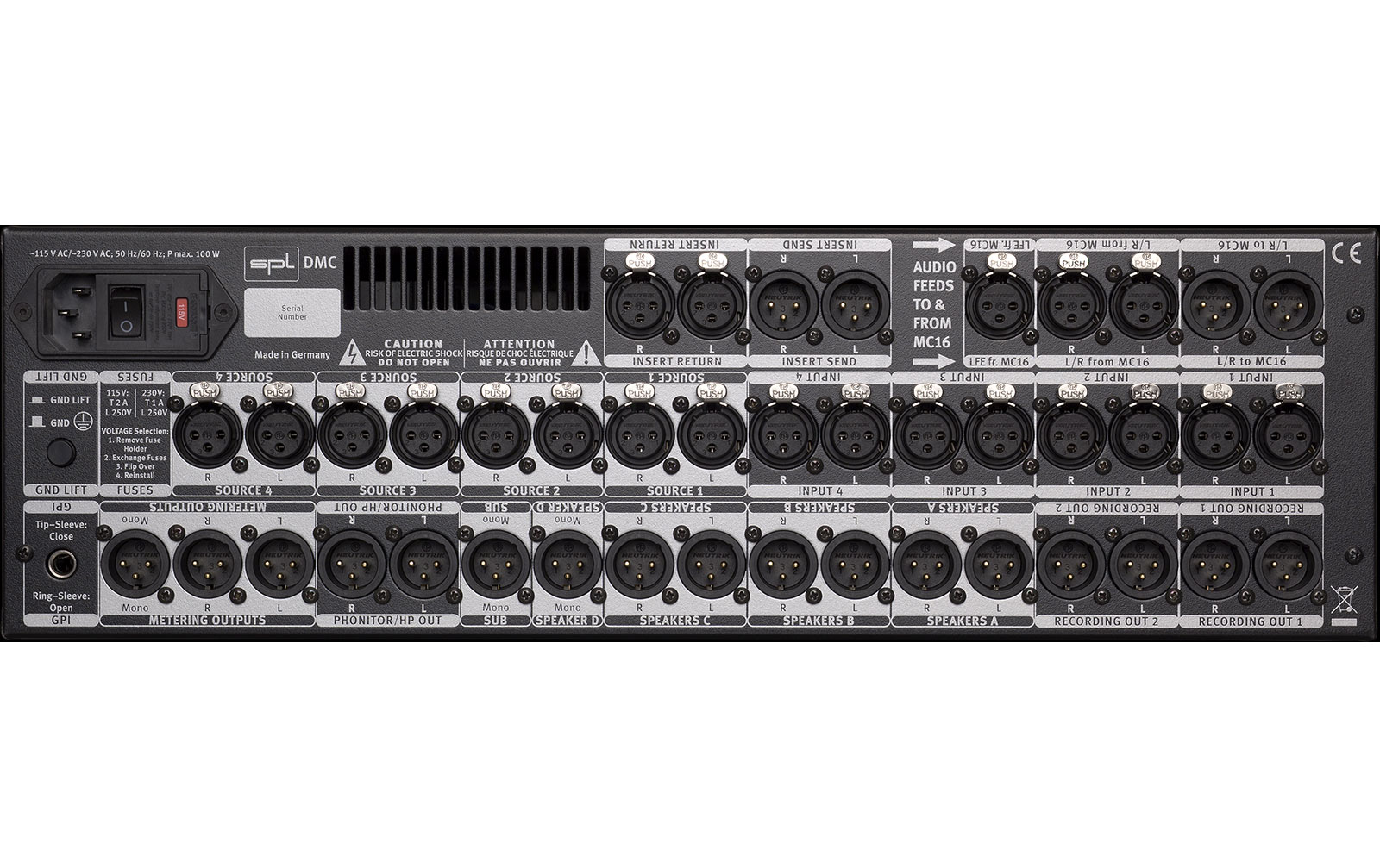 SPL DMC schwarz, Modell 1690