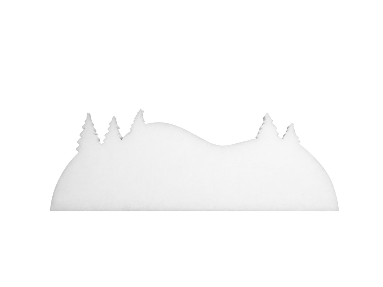 Europalms Winterlandschaft aus Schneematte, schwer entflammbar B
