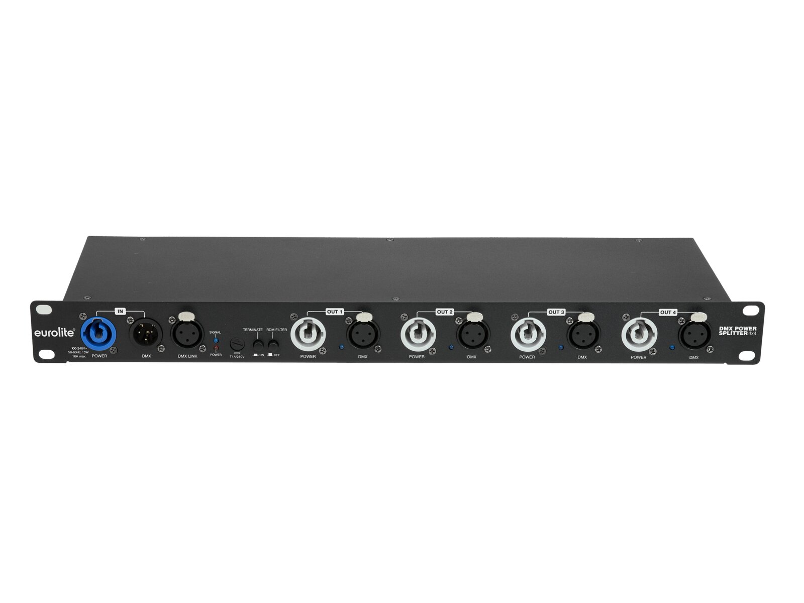 Eurolite DMX Power Splitter 4x4 3-pol XLR