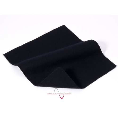 Bühnenmolton 300g, 3m breit, DIN4102B1 / schwarz