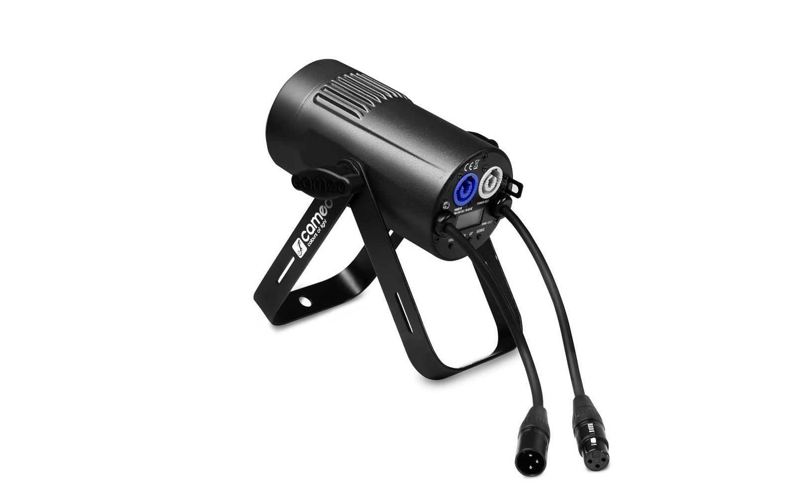 Cameo Q-Spot 15 W Kompakter Spot mit 15W warmweißer LED in schwarzer Ausführung