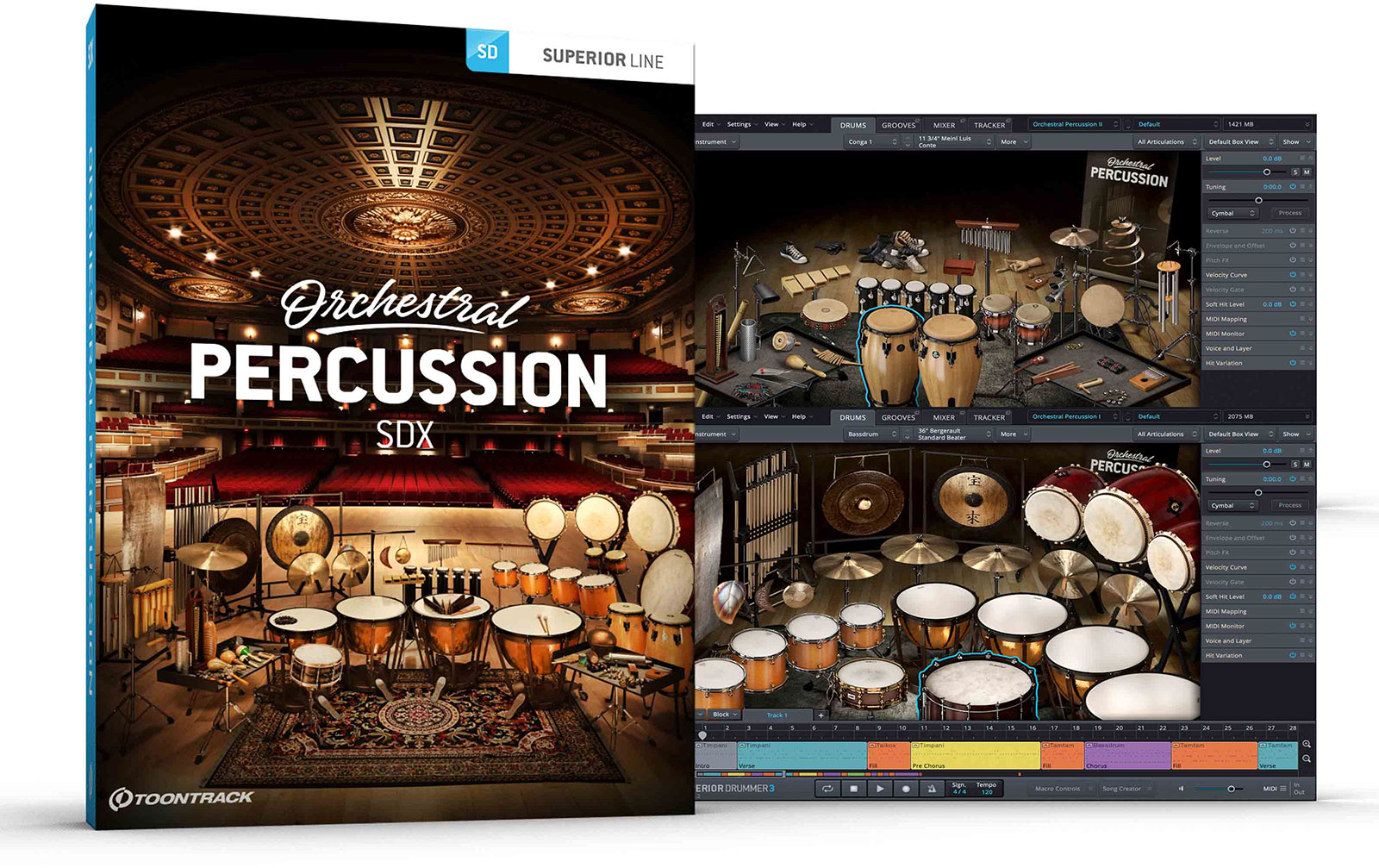ToonTrack Orchestral Percussion SDX  (Licence Key)