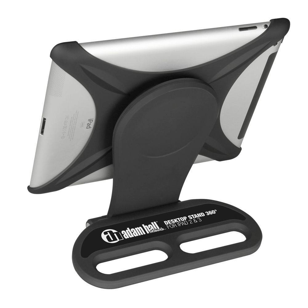 Adam Hall Stands SMS 360 B - 360°-Tischstativ für IPad 2 & 3 schwarz