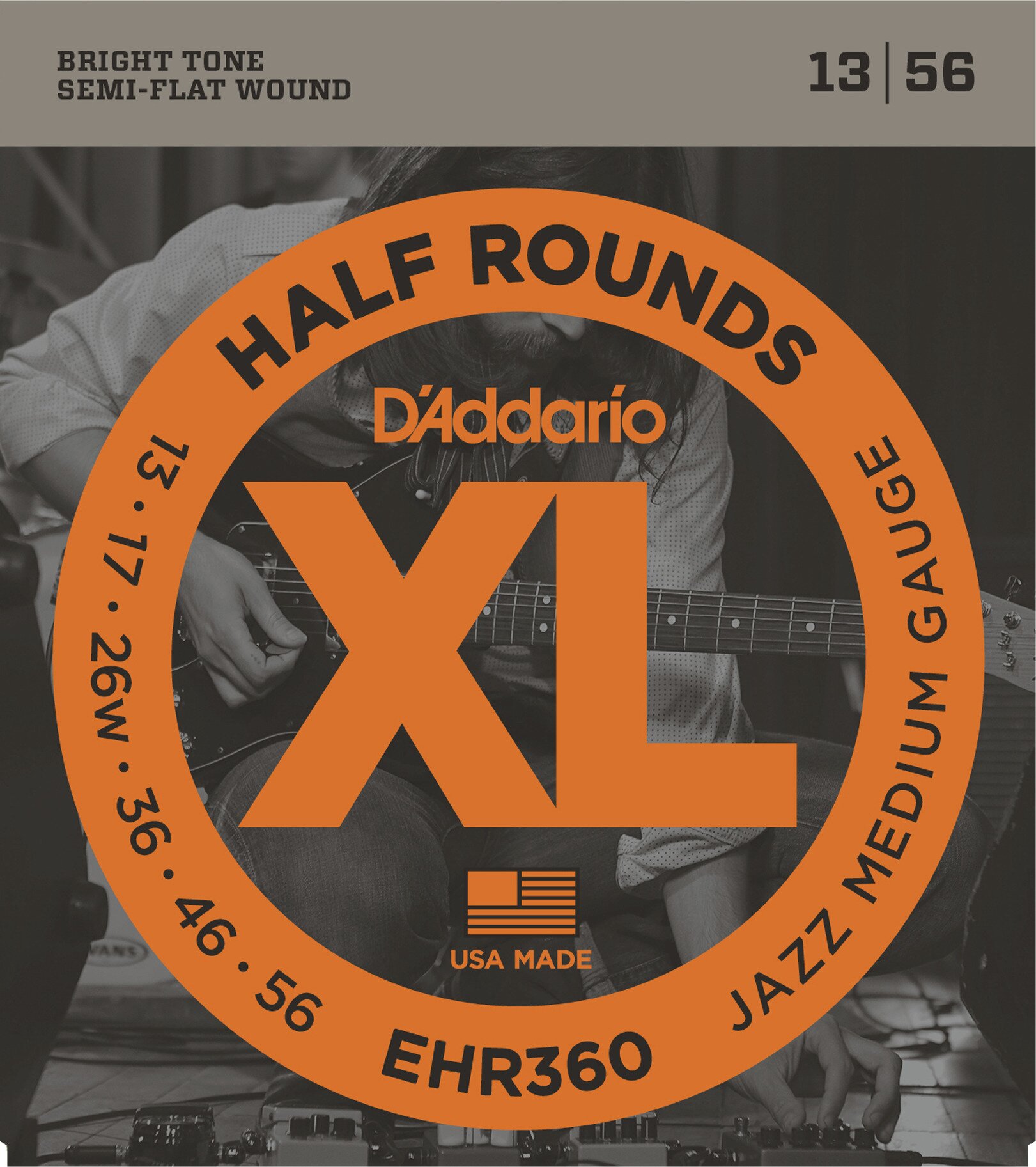 Daddario EHR360 Saitensatz für E-Gitarre 013-056