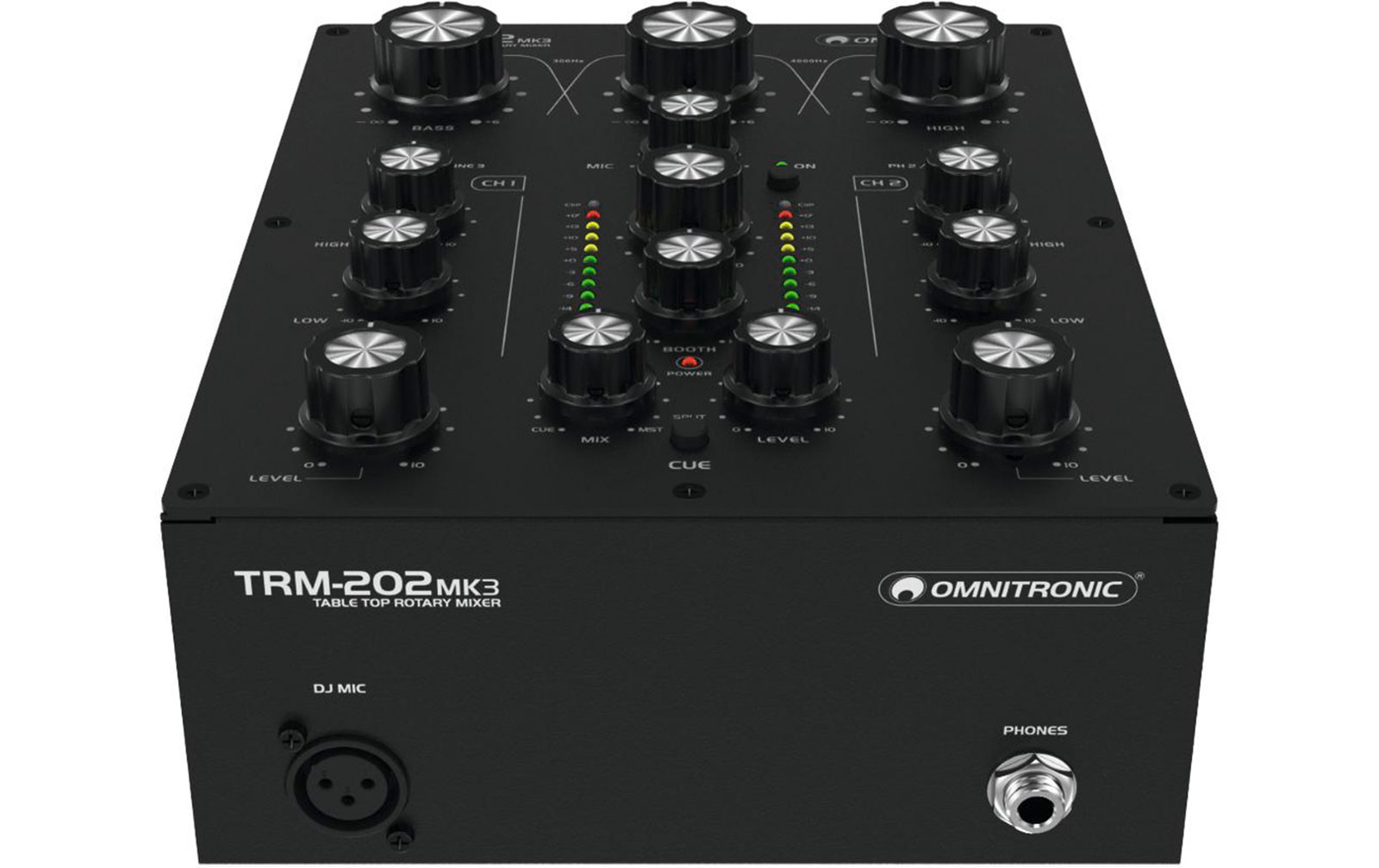 Omnitronic TRM-202 MK3 2-Kanal Rotary-Mixer