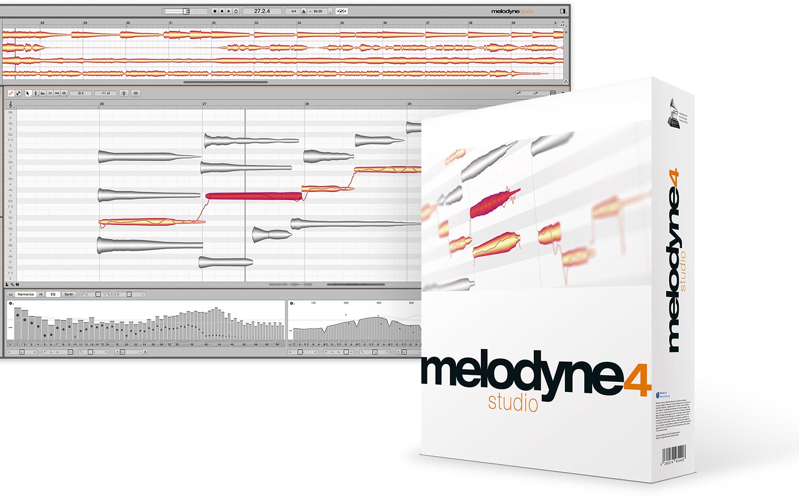 Celemony Melodyne 4 studio - Upgrade von Melodyne uno oder plugin