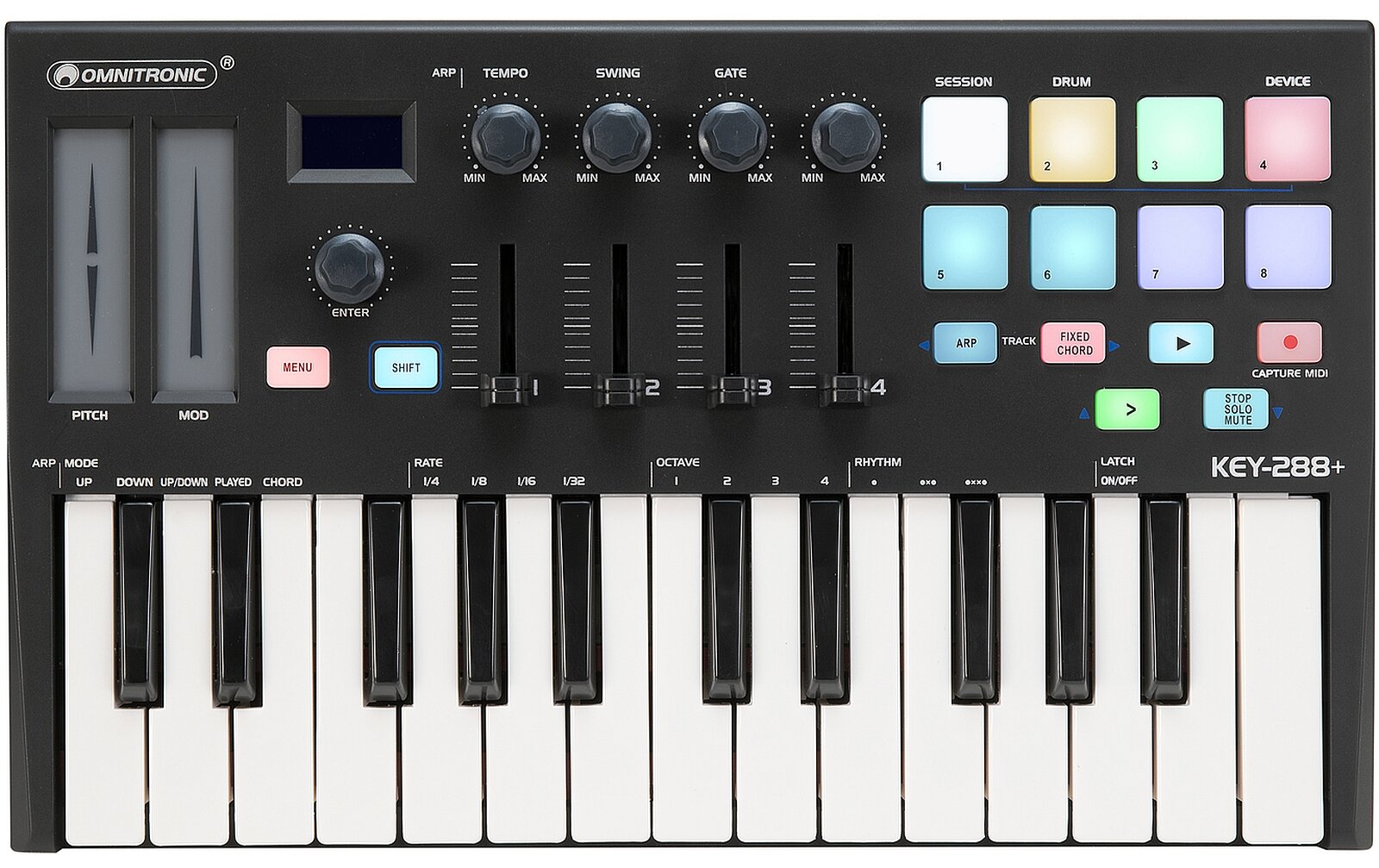 Omnitronic KEY-288+ MIDI-Controller